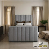 Malibu TV Bed Frame Vertical Panel Design
